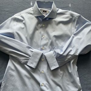 Joseph Abboud Dress Shirt Custom 17/34 French Cuff